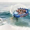 thumbnail image 2 of VEIKOUS Towable Tube for Boating, 3-Person Inflatable Rider Deck for Water Sports, Boating, Waterskiing, Blue, 2 of 15