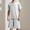 Grey, variant on Bcfgryg Men's Round Neck Short Sleeve Top Shorts Casual Style Homewear Pajama Set Mens Sleep Shorts
