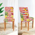 thumbnail image 3 of Yayeee 2 Pack Dining Chair Covers Stretch Parson Chairs Slipcovers Seat Protector, Striped Lemon, 3 of 6