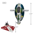 thumbnail image 2 of Mini Star Wars: Attack of the Clones&trade; Jango Fett&trade; and Obi-Wan Kenobi's Starfighter Ornaments, Set of 2, 2 of 3