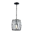 thumbnail image 1 of Acton Ridge - One Light Mini Pendant   Gloss Black Finish with Clear Blown, 1 of 1