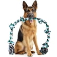 thumbnail image 1 of Juguete de Cuerda para Perros Gigante, 107 cm, 6 Nudos, Indestructible para Masticadores Agresivos y, 1 of 9