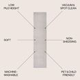 thumbnail image 4 of JONATHAN Y WASHABLE 2 x 8 Runner Rug, Twyla - Light Gray, WSH300C-28, 4 of 10