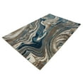 thumbnail image 3 of Allstar Rugs  Abstract Themed Polypropylene Area Rug 9' 2" x 12' 6" - Storm Blue, 3 of 5