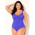 thumbnail image 4 of Swimsuits for All Women's V-Neck One Piece Swimsuit, 4 of 6