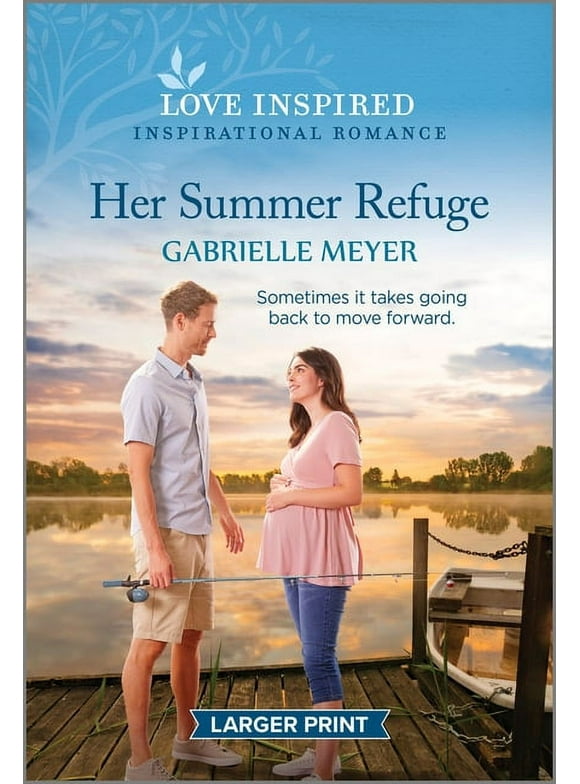 Her Summer Refuge: An Uplifting Inspirational Romance (Paperback)(Large Print)