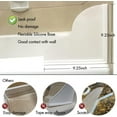 thumbnail image 3 of Bathtub Splash Guards, 9.25 x 9.25 inch Waterproof Self-Adhesive Shower Corner Guards, Pack of 2, 3 of 6