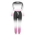 thumbnail image 5 of Admvng Sporty Two-piece For Women Womens 2 Piece Outfits Lounge Hoodie Sweatsuit Sets Oversized Sweatshirt Baggy Fall Fashion Sweatpants with Pockets S-5XL, 5 of 5