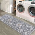 thumbnail image 5 of 2' x 6' Boho Runner Rug Non Slip Washable Soft Carpet Area Rug for Entryway Hallway Kitchen Bedroom, 5 of 13