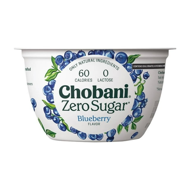 Yogurt Chobani zero sugar mora azul 150 g