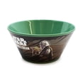 thumbnail image 2 of CultureFly Star Wars The Mandalorian Grogu Cereal Bowl Set with Spoon and Napkin 20 fl oz, 2 of 7