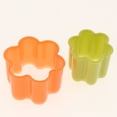 thumbnail image 3 of Juego de cortadores de de 5 uds, cortadores de de plástico, cortador de formas de frutas y verduras para tartas y fondant de sándwic Flor Baoblaze Molde de cortador de galletas, 3 of 7