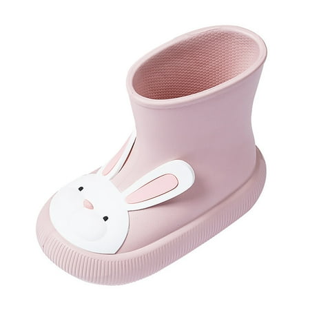 

Classic Children Rainboots Rubber Water Shoes Waterproof Rain Boots Kids Baby Cartoon Shoes Baby Daily Footwear Casual First Walking