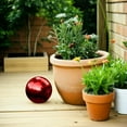 thumbnail image 1 of HOOWIFFY Large Shiny Balls Dark Red Reflective Garden Sphere Unique Gazing Balls 2Pcs, 1 of 8