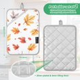 thumbnail image 6 of Yayeee Pot Holders Kitchen Heat Resistant with Pocket 7"x9.8" Cotton Oven Cooking Hot Pads, Watercolor Autumn Leaves, 6 of 7