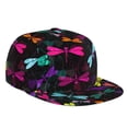thumbnail image 2 of Uemuo Colorful Dragonflies Pattern Women's Baseball Cap,Straight Brim Hat,Golf Dad Hat,Travel Hat,Sun Protection Cap,Everyday Accessory, 2 of 9