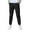 Black, variant on FAIWAD Boys Jogger Pants Elastic Waisted Drawstring Sweatpants Kids Running School Uniform Athletic Outfits