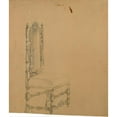 thumbnail image 2 of Johann Peter Krafft 12x14 Gold Ornate Wood Frame and Double Matted Museum Art Print Titled - Study of a Chairlift, 2 of 4