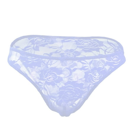 

wendunide lingerie for women Fashion Sexy Full lace Strap Men s Underwear Men s Sexy Underwear Lingerie White One Size