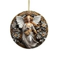 thumbnail image 2 of Guanhe Christmas Tree Ornament Hanging Acrylic Gold Angel Christmas Decorations Holiday Ornaments for Home Party Xmas Tree Décor, 2 of 9