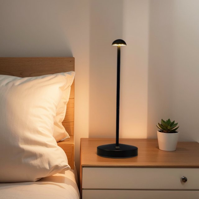 Control táctil portátil de la luz de la tabla de la batería recargable 1200mAh de la lámpara de mesa del metal