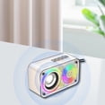 thumbnail image 5 of Msgweeeg Portable Bluetooth Speakers Speakers Portable Bluetooth Speaker Seyberpunk Speaker Transparent Wireless Bluetooth Speaker Cool Glittering Bluetooth Speaker Stylish Gift, 5 of 9