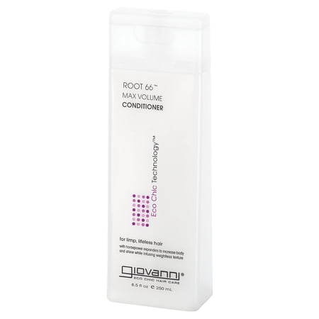 Giovanni Root 66 Maximum Volume Conditioner for Every Day Use  No Parabens  Sulfate Free  8.5 oz.
