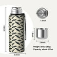 thumbnail image 7 of Halloween Pattern 20oz Stainless Steel Thermal Bottle with Tea Filter and Cup Lid, Vacuum Insulated Coffee Mug with 316L Inner Liner, Leakproof Travel Thermos for Office, Commute & Outdoor, 7 of 7