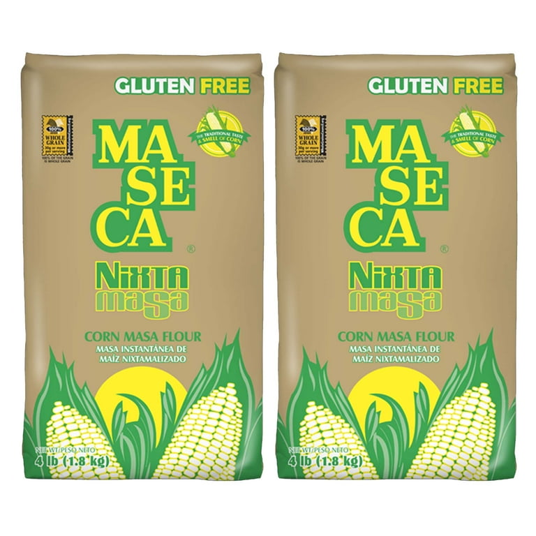 Maseca Nixtamasa White Corn Flour, Masa, Unmatched Flavor, Soy and Wheat, 4 lbs - Walmart.com Maseca Nixtamasa White Corn Flour, Masa, Unmatched Flavor, Soy and Wheat, 4 lbs - Walmart.com