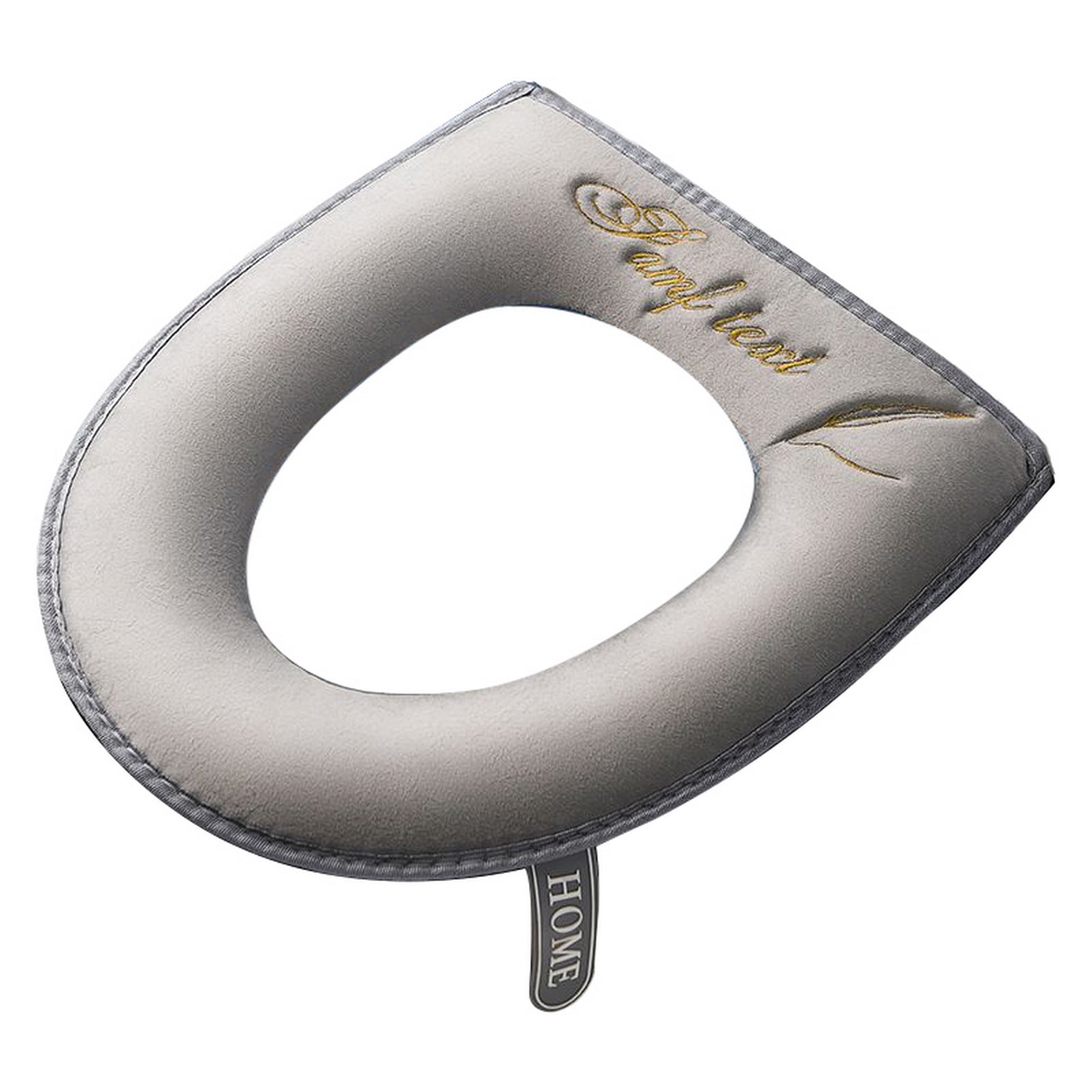 FaLX Ultra Soft Toilet Seat Pad Keep Warm Flip Lid Handle Nordic