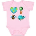 thumbnail image 3 of Inktastic Earth Day Plant a Tree Save the Bees Save the Seas Love Your Mother Boys or Girls Baby Bodysuit, 3 of 5