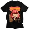 thumbnail image 6 of Japanese Anime Spy X Family Anya Forger Graphic Print T Shirt Streetwear Men Women Fashion Short Sleeve Plus Size T Shirt 42338, 6 of 6