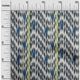 thumbnail image 1 of oneOone Cotton Poplin Fabric Stripe & Chevron Ikat Print Sewing Fabric BTY 42 Inch Wide, 1 of 4