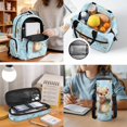 thumbnail image 5 of Yuyamidu Cute Otter 4Pcs Backpack Set for Girls Ages 6-12 17-Inch Daisy Kids Schoolbag with Lunch Bag Pencil Case Water Bottle Bag for Elementary Middle School Travel, 5 of 7