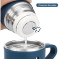 thumbnail image 4 of InnotechSc Botella Thermo de Acero Inoxidable con Aislamiento Al Vacío de 500 Ml/16,9 Oz con Taza para Café, Bebida Caliente y Frasco de Agua para Bebidas Frías, Juego Azul, 4 of 10