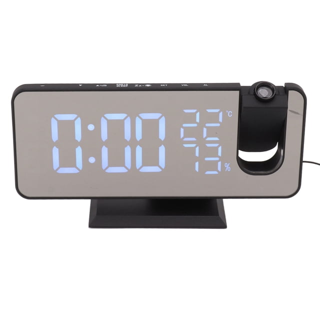 Reloj Despertador De Proyección Digital LED, Reloj Despertador Digital Con Rotación De 180 Grados, Proyección De Alta Definición Para Dormitorio
