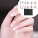 thumbnail image 4 of 24 piezas de uñas postizas con cintas adhesivas cara Presione en uñas postizas de moda para decoración de uñas DIY mujeres niñas - Tema Tema Macarena Uñas postizas, 4 of 7