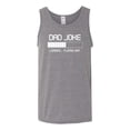 thumbnail image 2 of Wild Bobby, Dad Joke Loading Hilarious Funny Dad Granpa Daddy Fathers Day Gift | Mens Father's Day Graphic Tank Top, Heather Grey, X-Large, 2 of 4