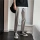 thumbnail image 4 of Pantalones de sastrería social de talla grande para hombre, pantalones de traje de negocios ajustados y trenzados, ropa de estilo coreano antiarrugas, 4 of 4