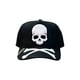 thumbnail image 3 of Vago Gorra Negra Bones Estilo Urbano con Calavera en Relieve y Gamuza, 3 of 5