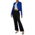 thumbnail image 1 of Women's Kimono Cardigan Lightweight Long Sleeve Open Front Cropped Jacket Draped Ruffle Short Shrugs, 1 of 9