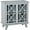 Grey, variant on HOMCOM Storage Cabinet with Fretwork Doors Shelf Modern Sideboard Buffet