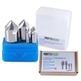 thumbnail image 1 of Northward 5pc 90 Deg 3-Flute HSS Countersink & Deburring Tool Set, 0206-3090, 1 of 8