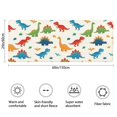 thumbnail image 3 of White Cartoon Dinosaurs Pattern Bathroom Rugs Mat,Non Slip Microfiber Bathroom Rug,Rubber Backing,Soft Bathroom Mats for Bathroom Floor,Tub and Shower,60x24in(150x60cm), 3 of 5