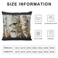 thumbnail image 5 of Orinice White Bark Brown Leaves Graphic Decorative Pillow Cover for Home Couch Bedroom Sofa, Printed on Both Sides, Year-Round Use, 1PC 18x18in, 5 of 5