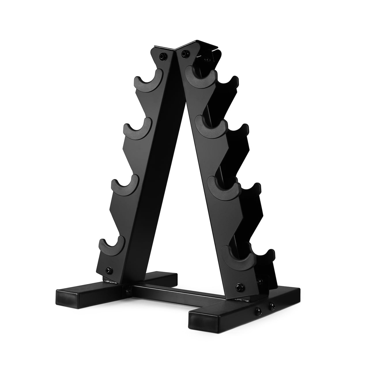 WF Athletic Supply Heavy Duty AFrame Dumbbell Storage Rack, Steel