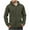 Army Green, variant on Maoxin Mens Jacket Men's Solid Color Pocket Zipper Long Sleeved Sportswear Jacket Plus Size Jacket for Men , Black , S