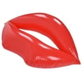 thumbnail image 4 of Flotador de piscina Jadeshay cama flotante labios rojos PVC, 4 of 8