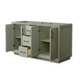 thumbnail image 6 of Wyndham Collection WCF414160DGZCXSXXMXX Strada 59" Double Free Standing Vanity Cabinet, 6 of 7
