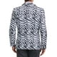 thumbnail image 3 of BLAZER DE FIESTA PARA HOMBRES INSPIRADO CHIC, CON ESTAMPADO DE ANIMALES, CHAQUETA LIGERA DE TRAJE, S BLANCO Y NEGRO, 3 of 5